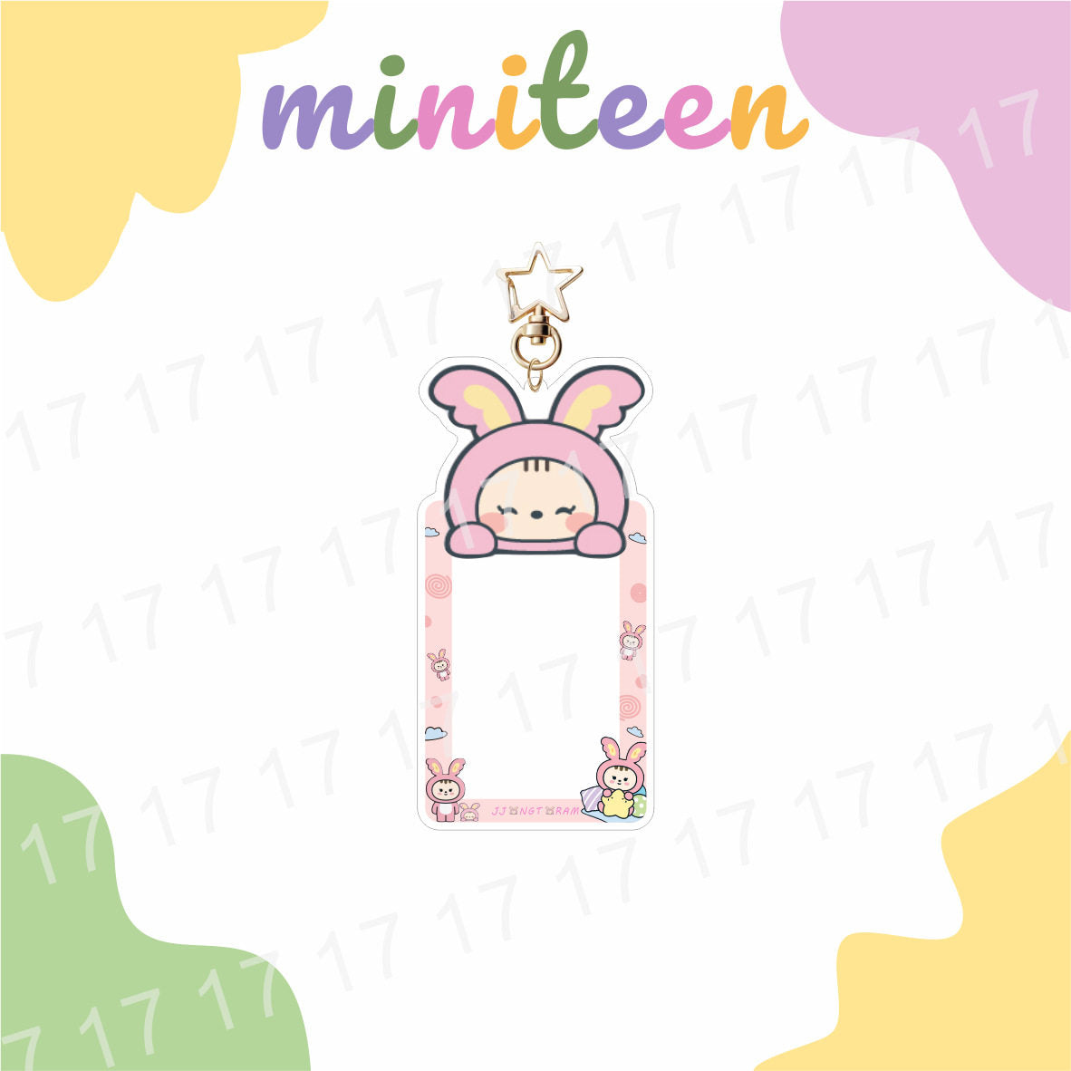 SEVENTEEN MiniTeen Photocard Frame Keychain