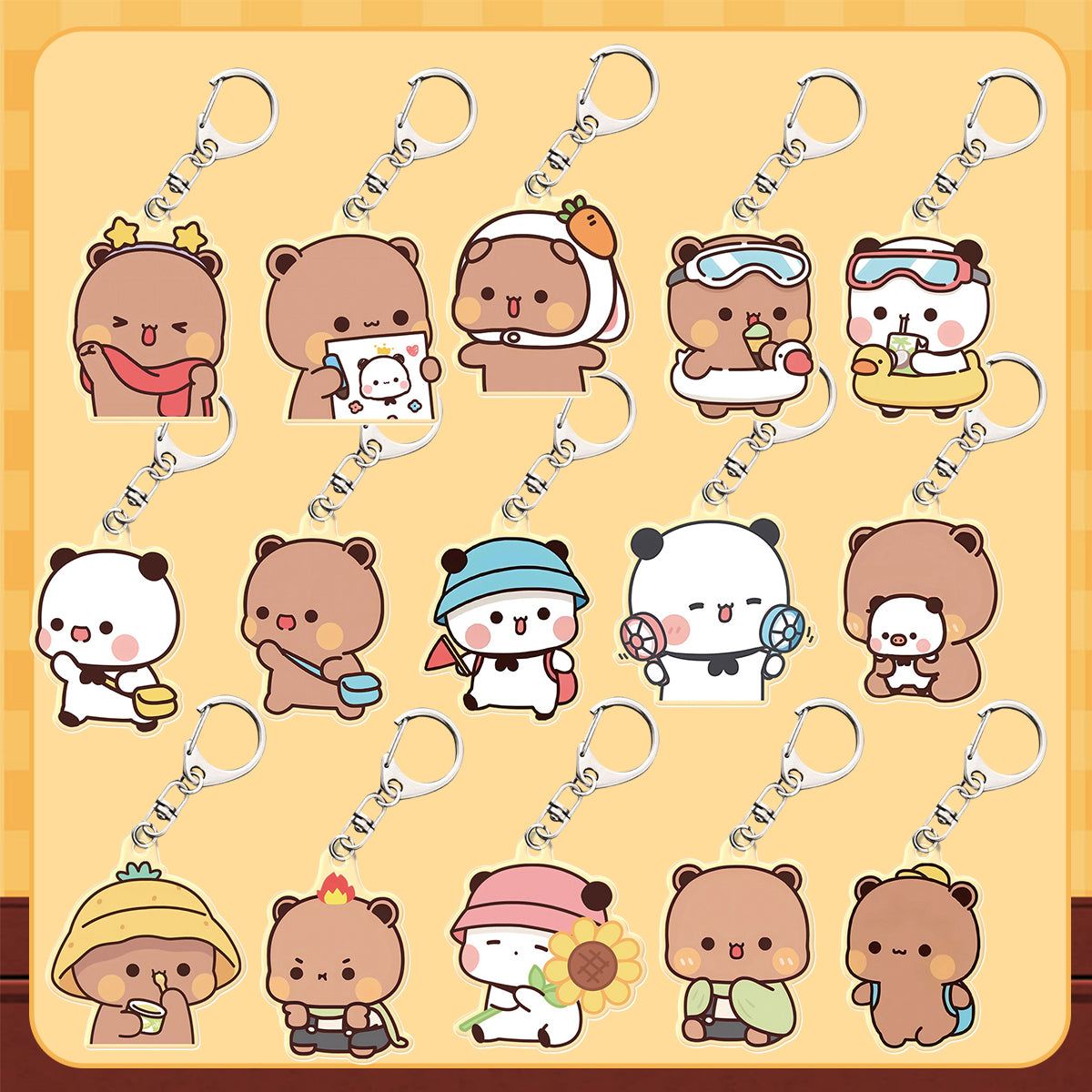 Bubududu Acrylic Keychain – Single
