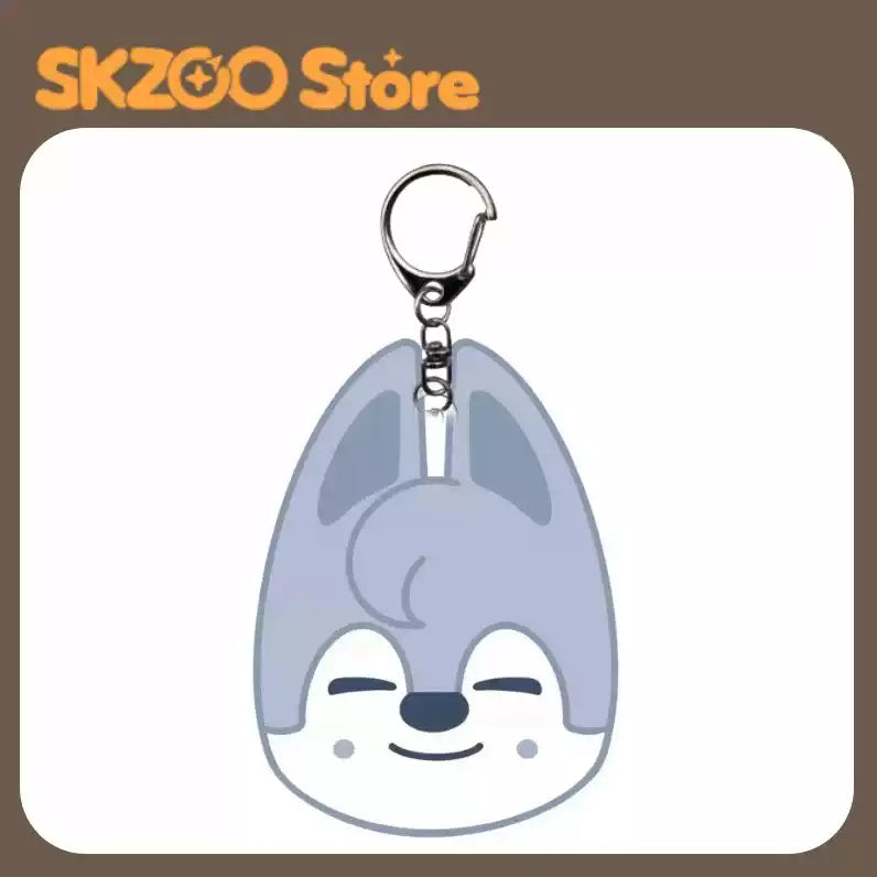 Stray Kids SKZOO Big Head Acrylic Keychain