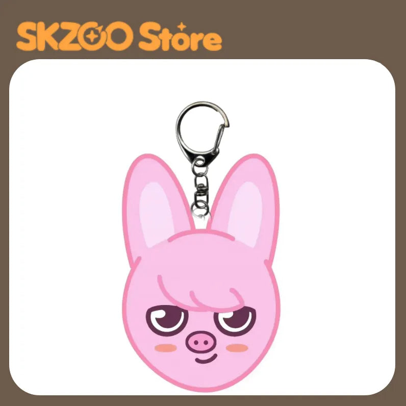 Stray Kids SKZOO Big Head Acrylic Keychain