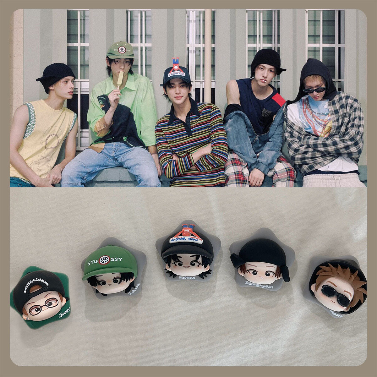 CORTIS Resin Head Keychain