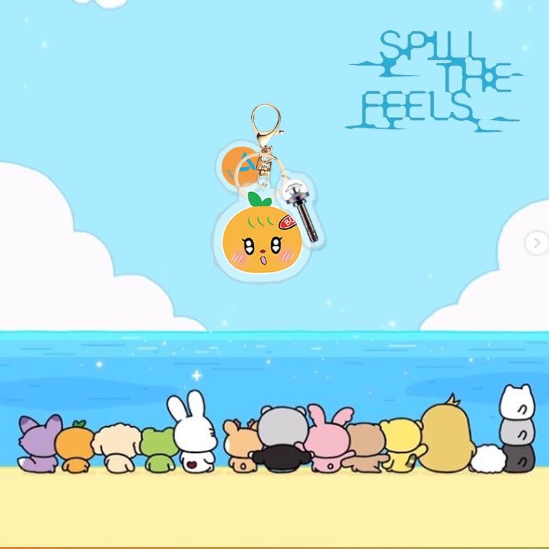 SEVENTEEN MiniTeen Big Head Keychain — K-POP Fan Accessory