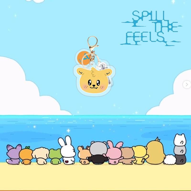 SEVENTEEN MiniTeen Big Head Keychain — K-POP Fan Accessory