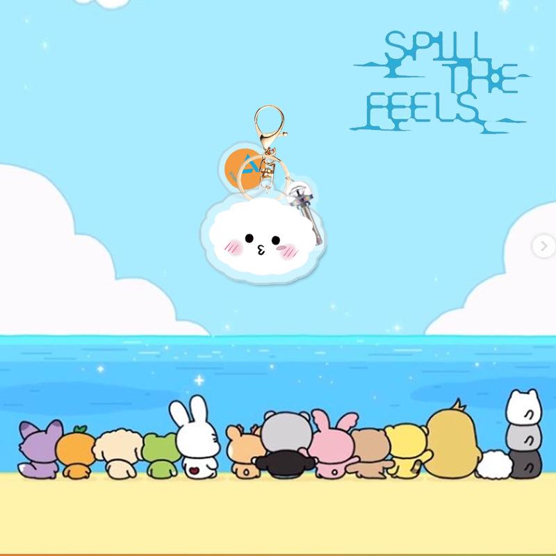 SEVENTEEN MiniTeen Big Head Keychain — K-POP Fan Accessory