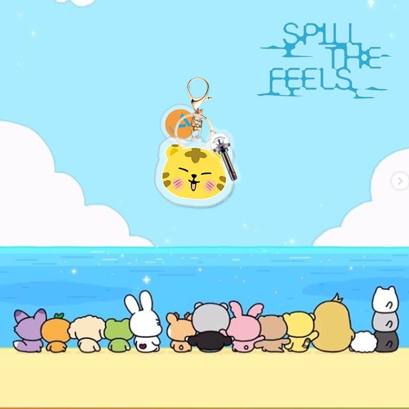 SEVENTEEN MiniTeen Big Head Keychain — K-POP Fan Accessory