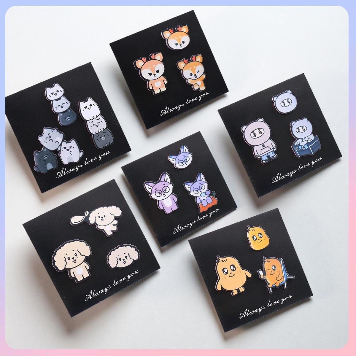 MINITEEN PVC Pins Set (3pcs) — SEVENTEEN K-POP Fan Pins