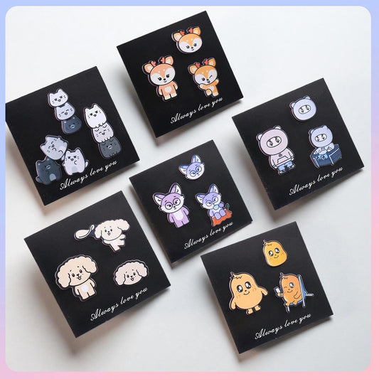 MINITEEN PVC Pins Set (3pcs) — SEVENTEEN K-POP Fan Pins