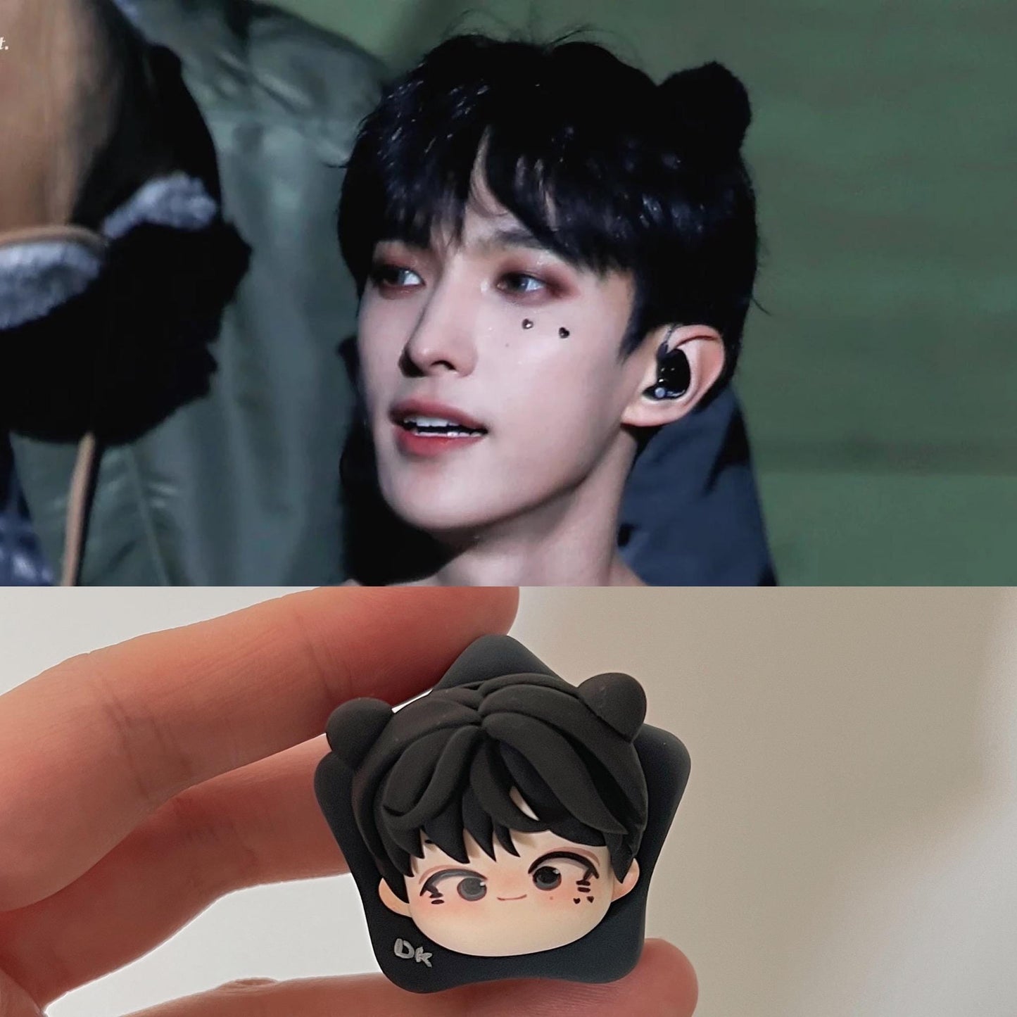 Handmade SEVENTEEN Clay Charm Keychain — Carat Fan Accessory