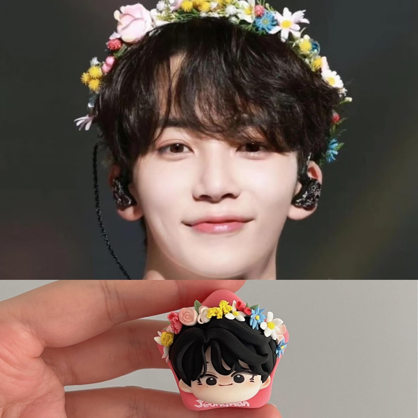 SEVENTEEN Clay Charm Keychain Handmade