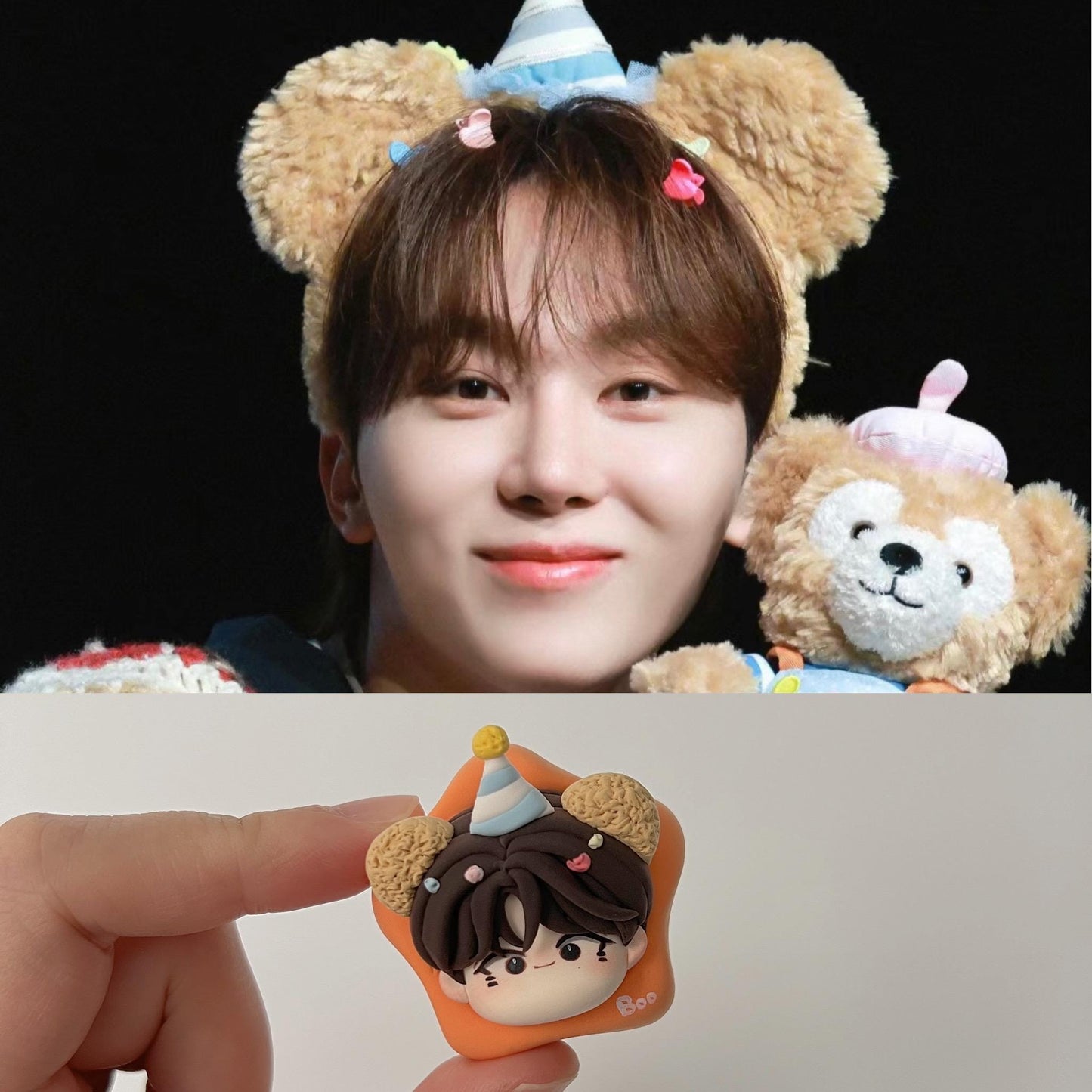 SEVENTEEN Clay Charm Keychain Handmade