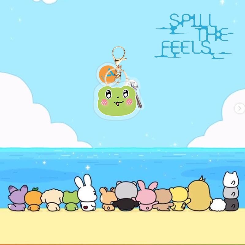 SEVENTEEN MiniTeen Big Head Keychain — K-POP Fan Accessory