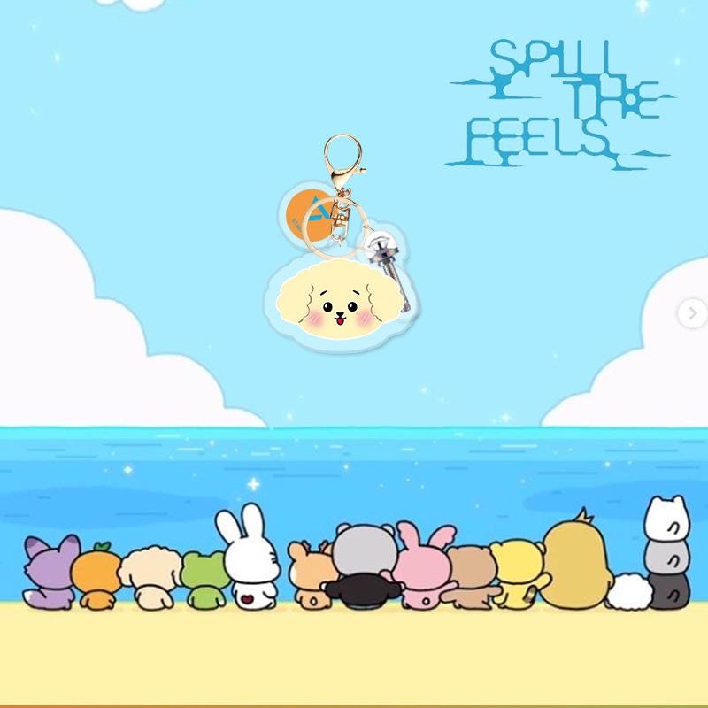 SEVENTEEN MiniTeen Big Head Keychain — K-POP Fan Accessory