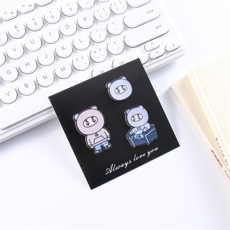 MINITEEN PVC Pins Set (3pcs) — SEVENTEEN K-POP Fan Pins