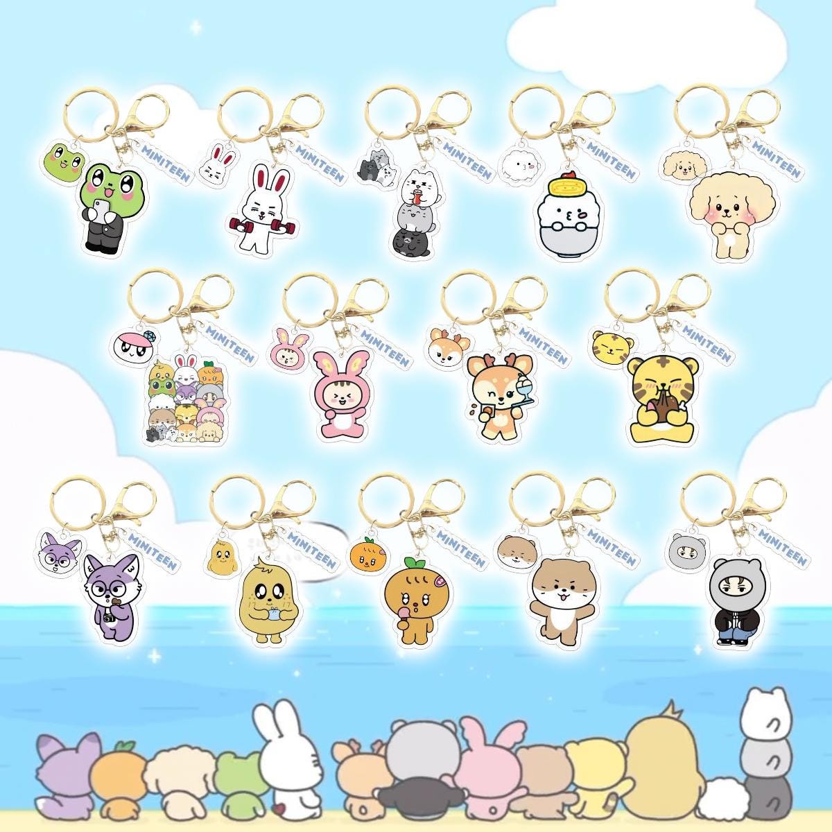 SEVENTEEN MiniTeen Acrylic Keychain