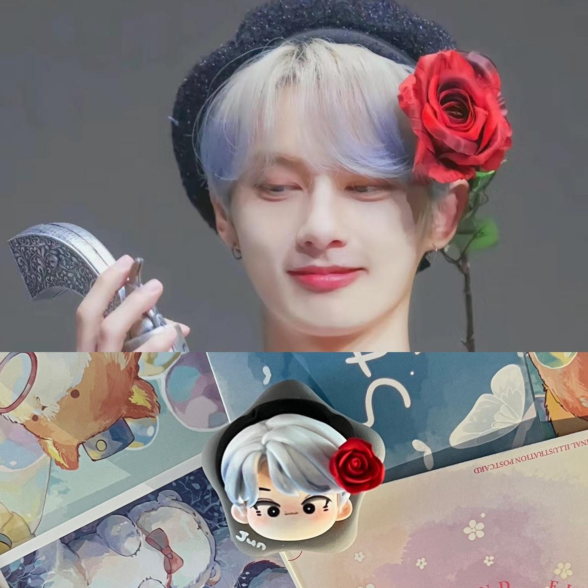 Handmade SEVENTEEN Clay Charm Keychain — Carat Fan Accessory