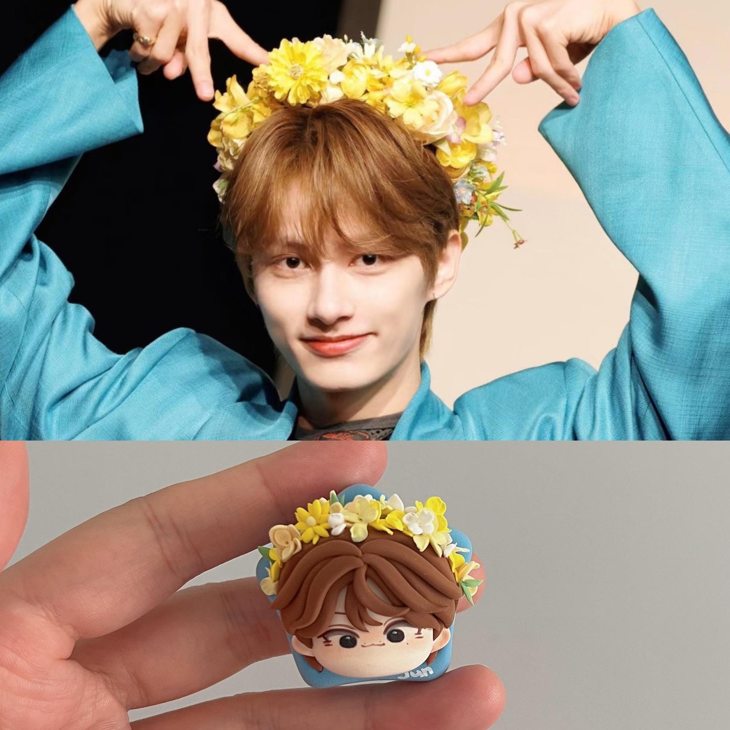SEVENTEEN Clay Charm Keychain Handmade