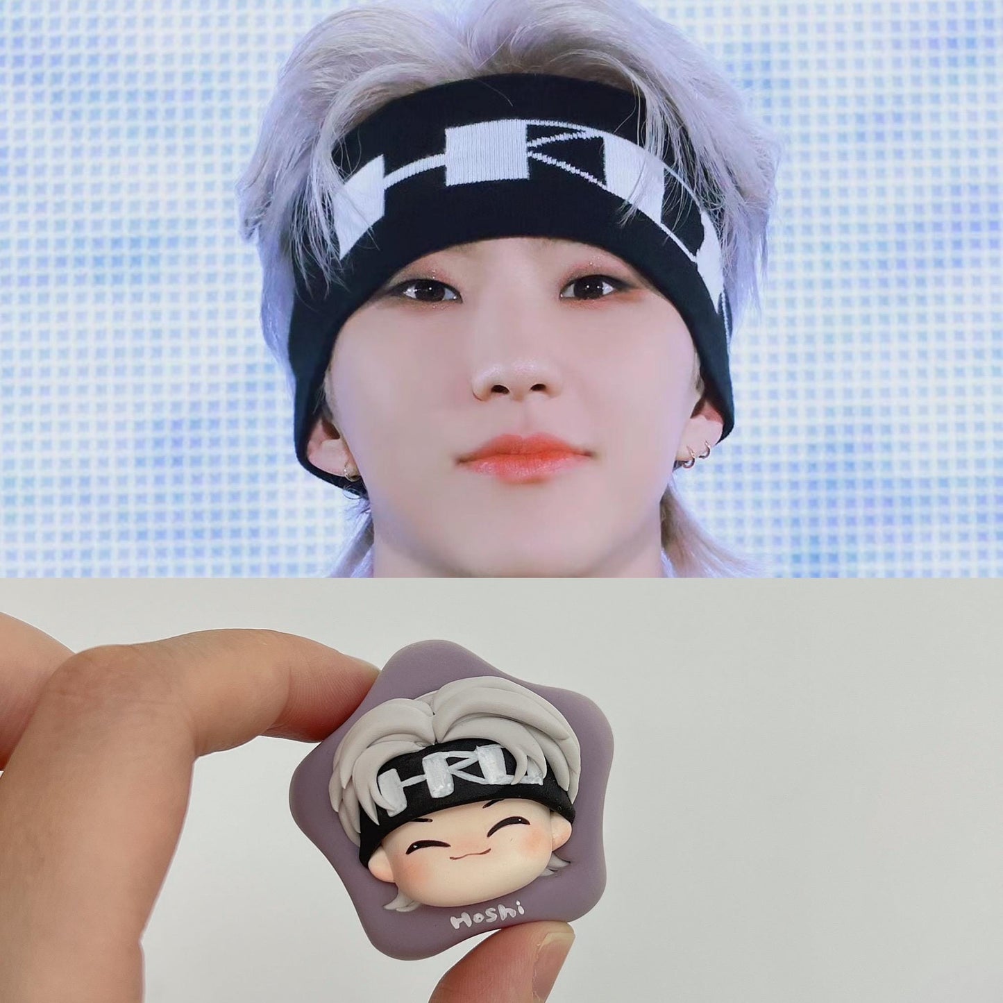 SEVENTEEN Clay Charm Keychain Handmade