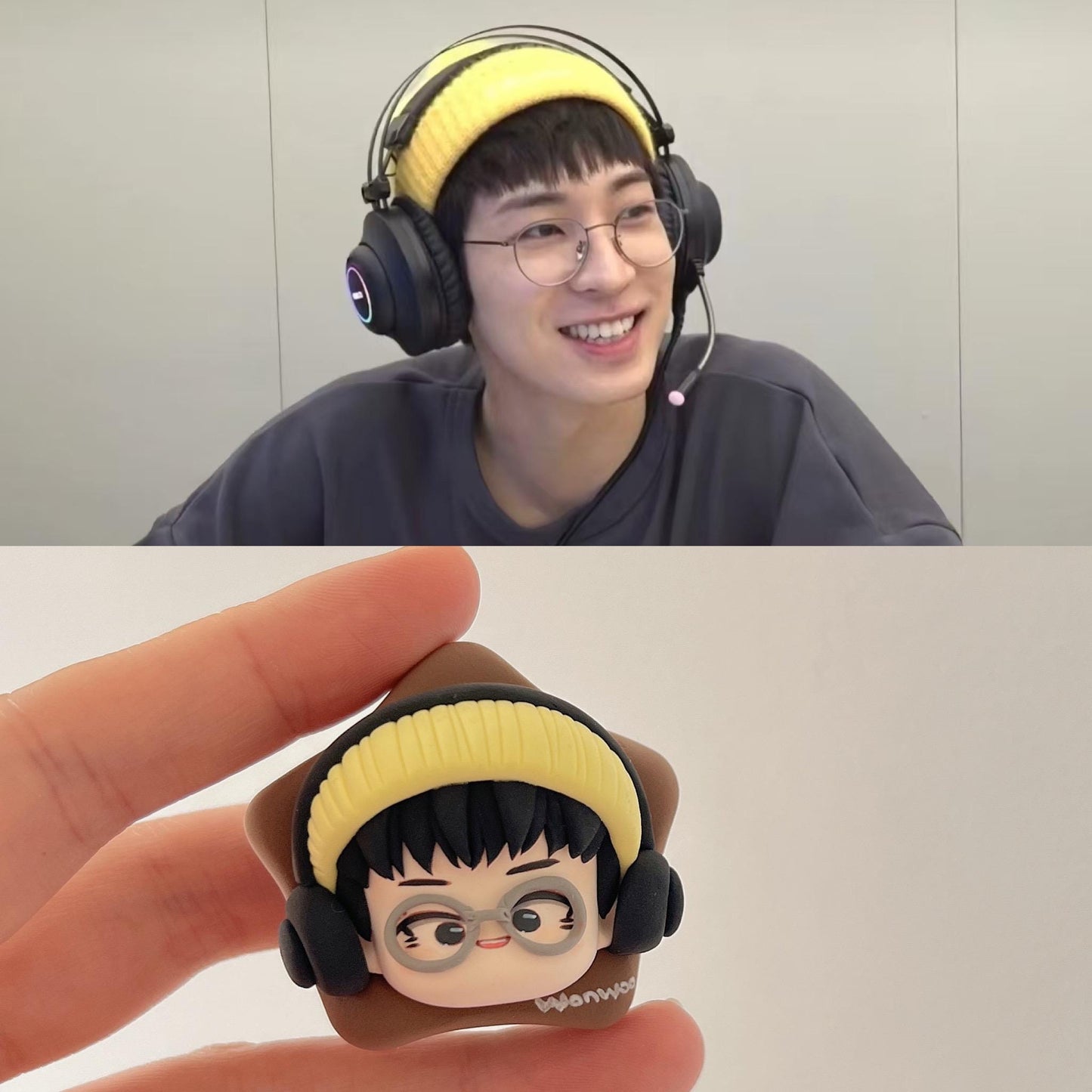 SEVENTEEN Clay Charm Keychain Handmade