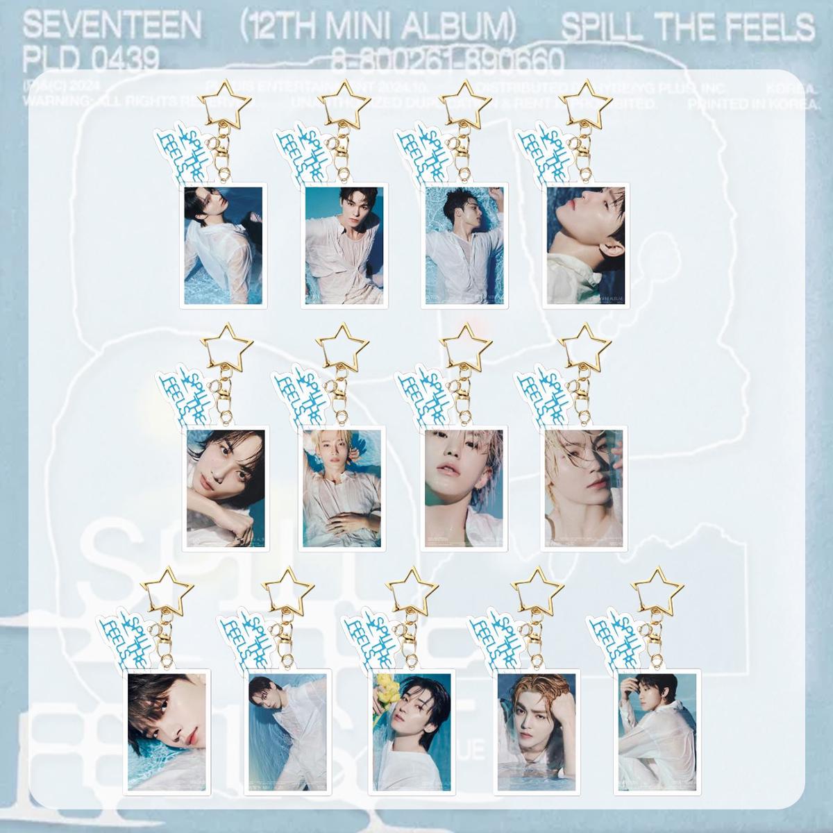 SEVENTEEN “Spill The Feels” Acrylic Keychain — CARAT Fan Gift