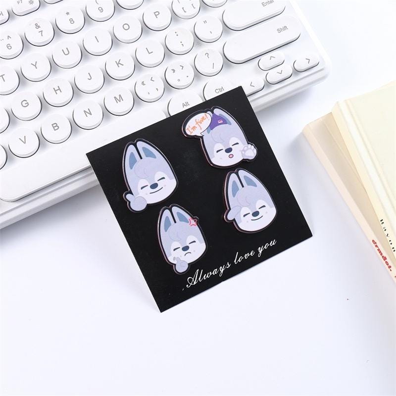 Stray Kids Skzoo PVC Pin Set — 3 Animal Character Badges