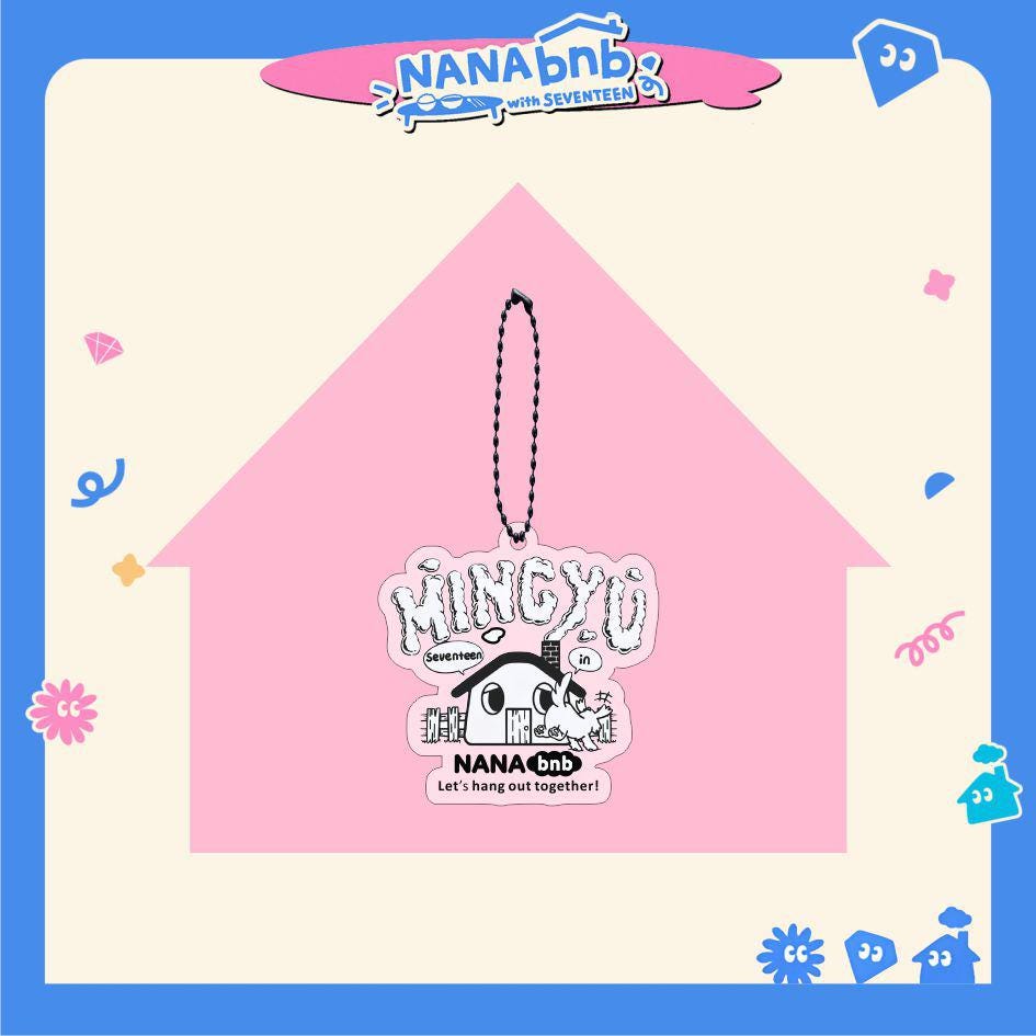 SEVENTEEN Nana BNB Acrylic Bead Keychain — Fan Accessory