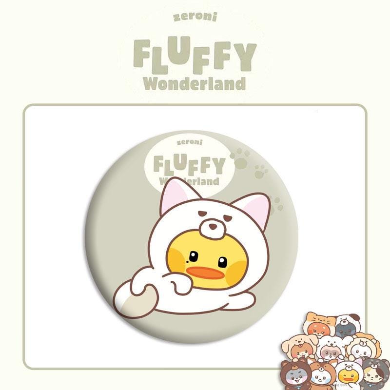 Zeroni Fluffy Wonderland Acrylic Pin