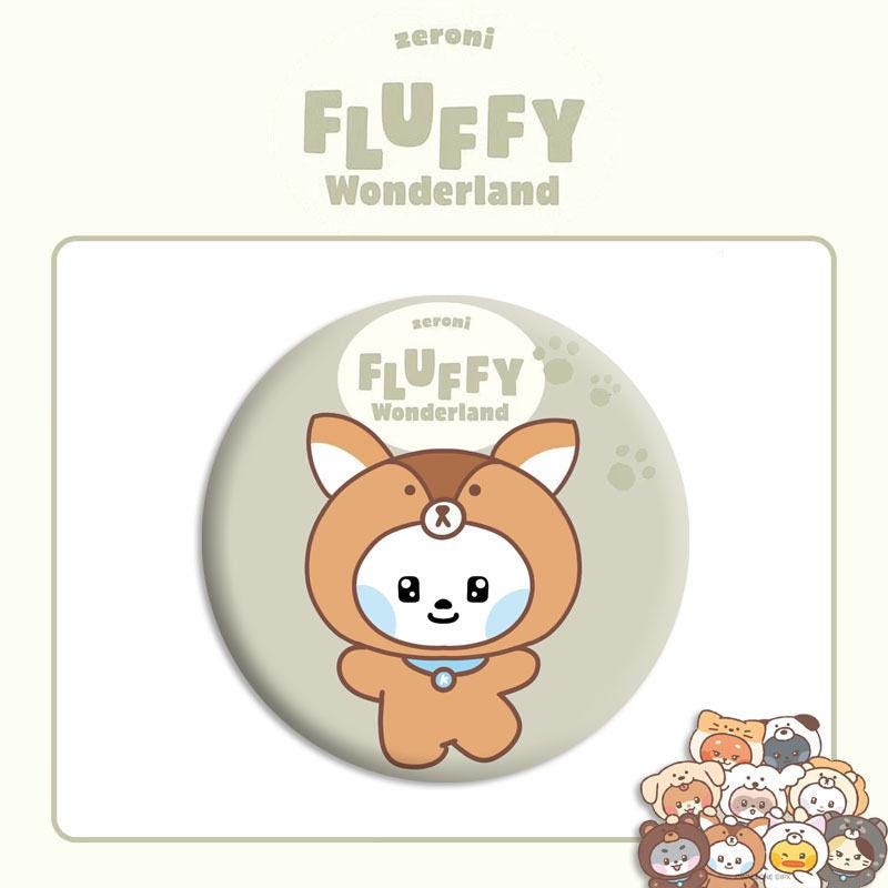 Zeroni Fluffy Wonderland Acrylic Pin