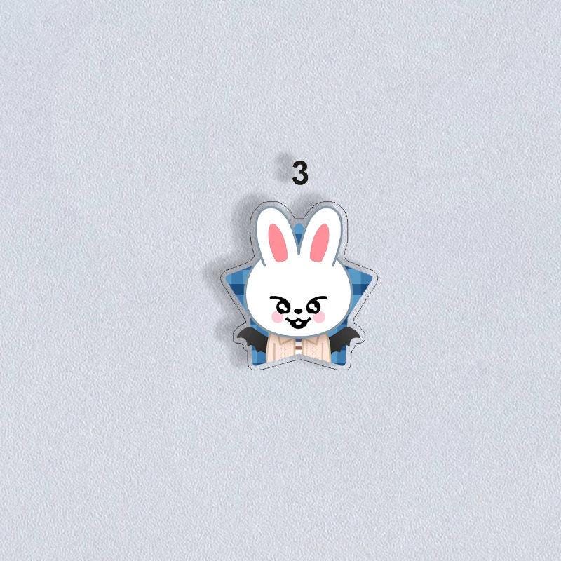 Stray Kids Skzoo Acrylic Pin Badges Set — K-POP Fan Merch