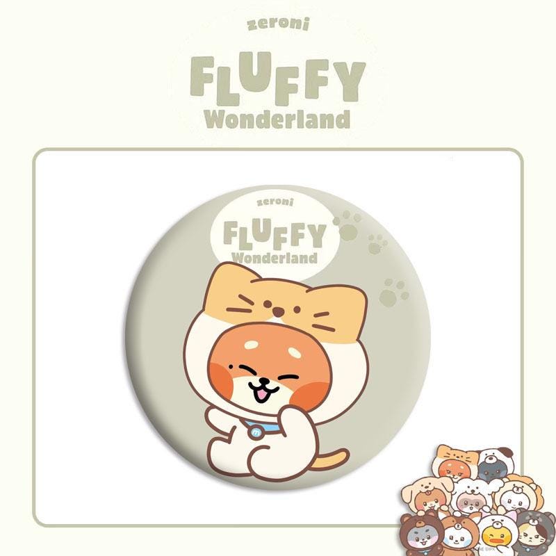 Zeroni Fluffy Wonderland Acrylic Pin