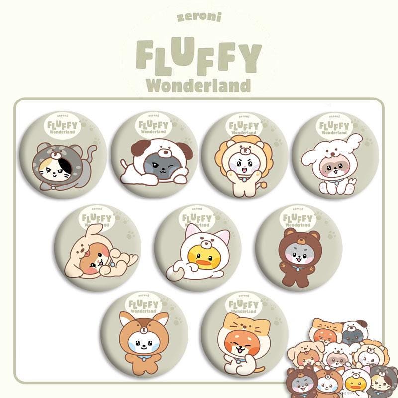 Zeroni Fluffy Wonderland Acrylic Pin