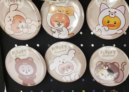 Zeroni Fluffy Wonderland Acrylic Pin