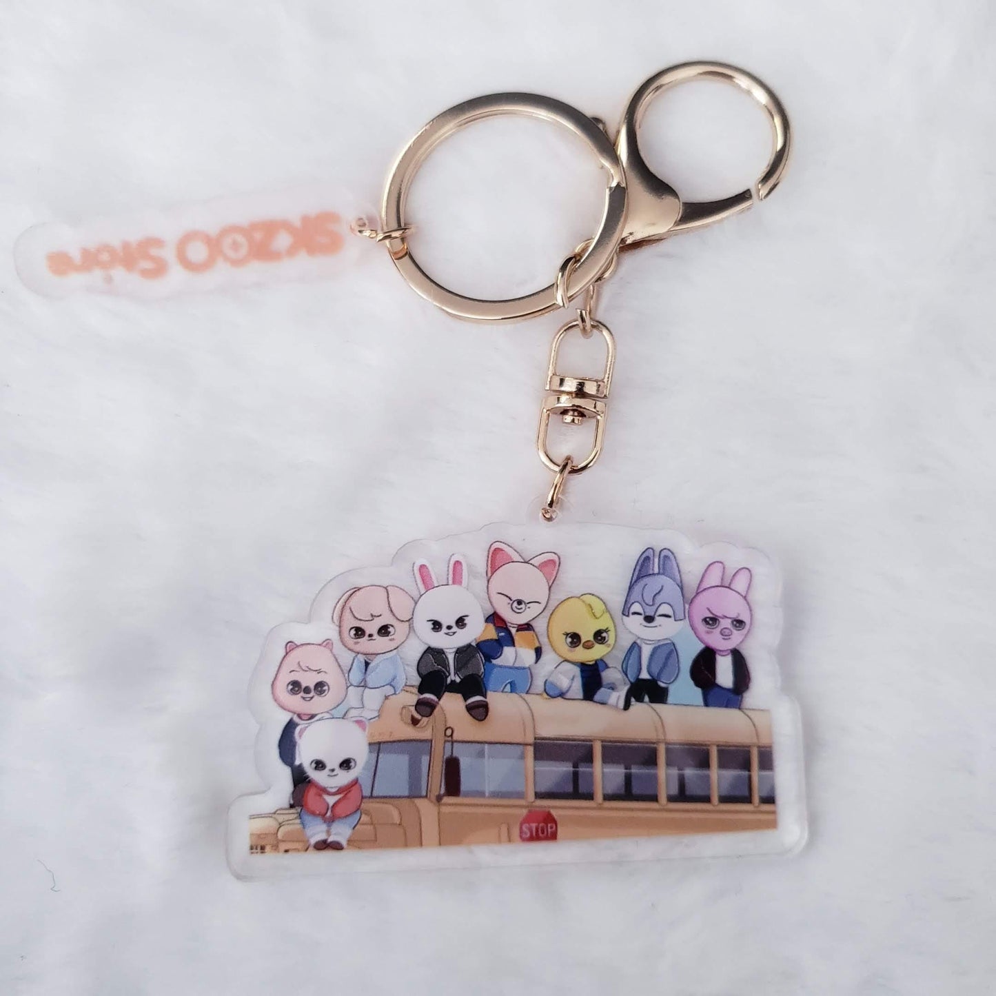 Stray Kids Skzoo Double-Sided Acrylic Keychain