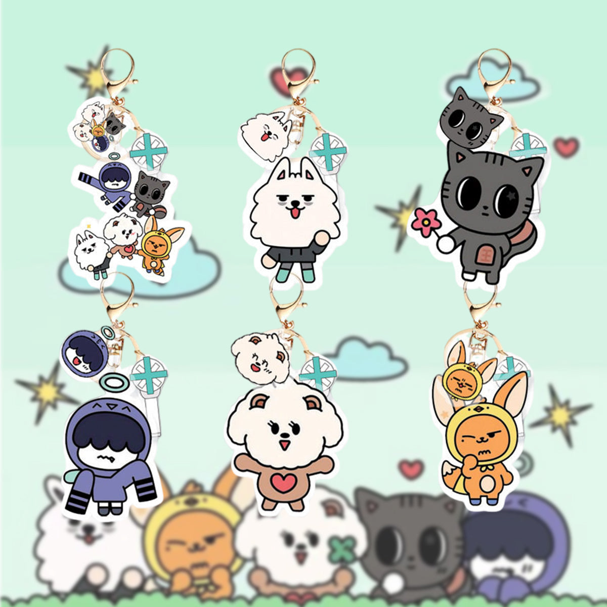 TXT Ppulbatu Acrylic Keychain — K-POP Fan Accessory